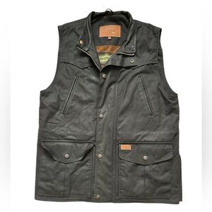 Rugged Western Outback Trading Co. Magnum Australian Oilskin, Waterproof Vest